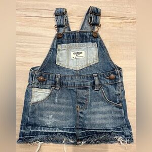OshKosh B'gosh Classic Blue Kids Overalls Size 9 Months